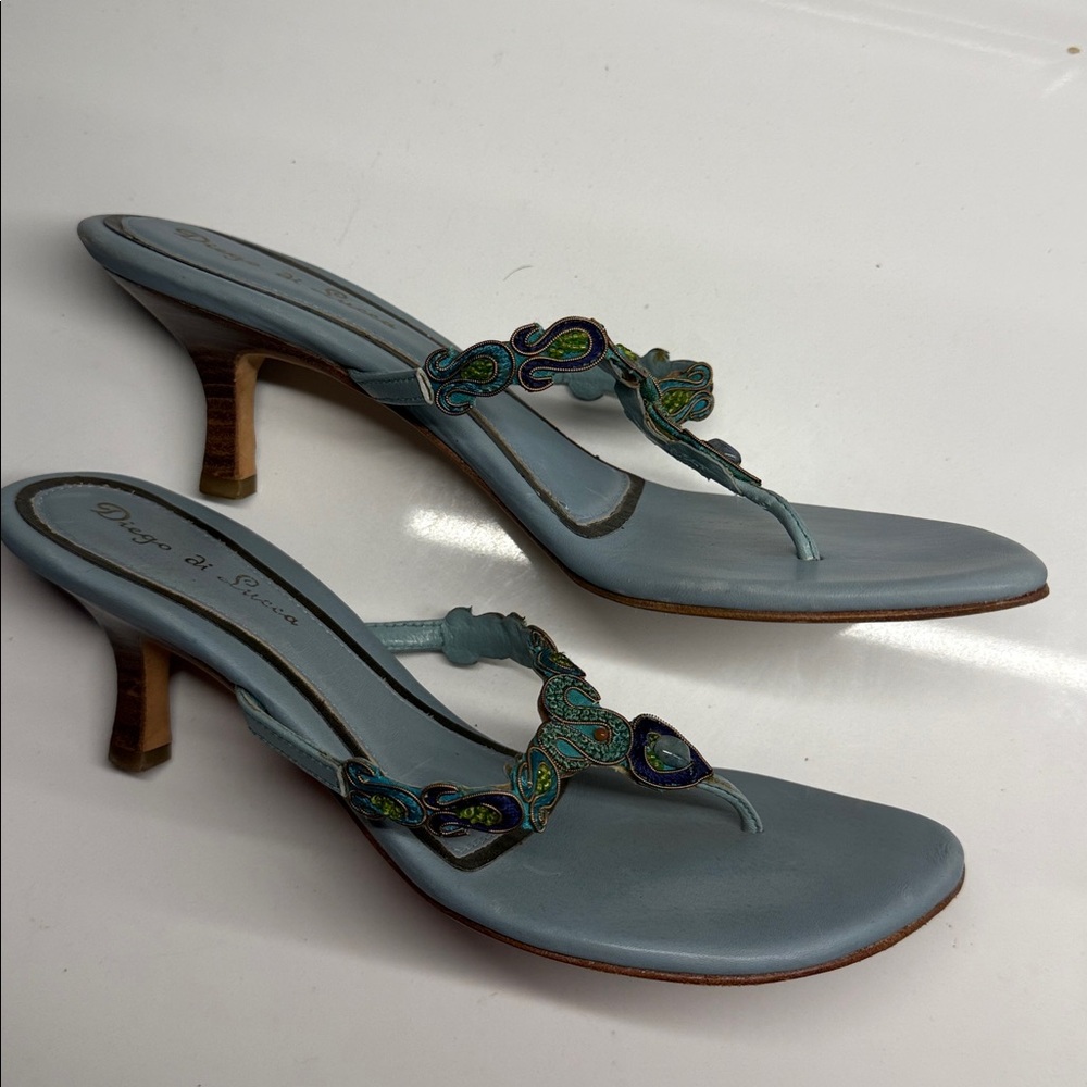 Diego di Lucca Beaded Women's Sandals - Picture 4 of 5